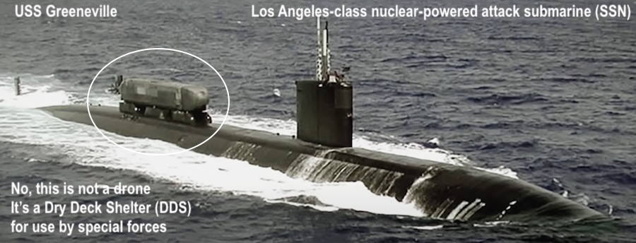 Los Angeles Class submarine with DDS